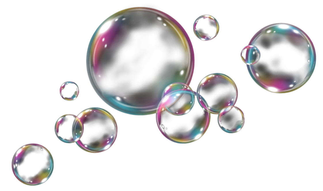 Car wash bubble design in Hanford CA Floating bubble design used in Bubble Me Express Car Wash branding